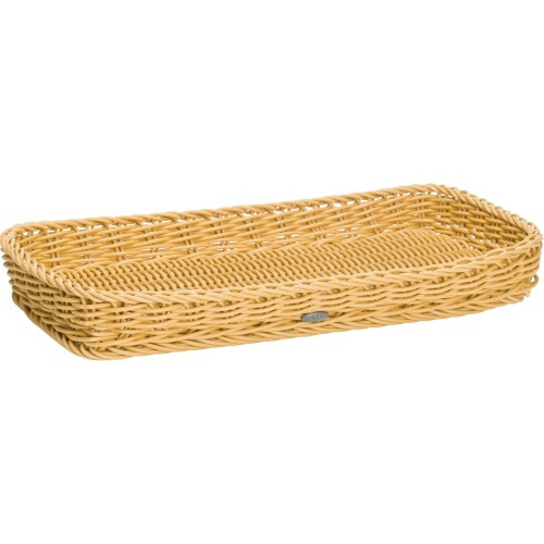 Westmark Tablett eckig, 40 x 20 x 5 cm, hellbeige