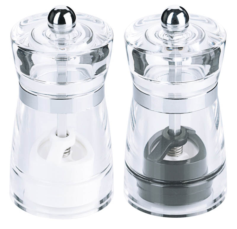 Salz-/Pfeffermühlen-Set, klar