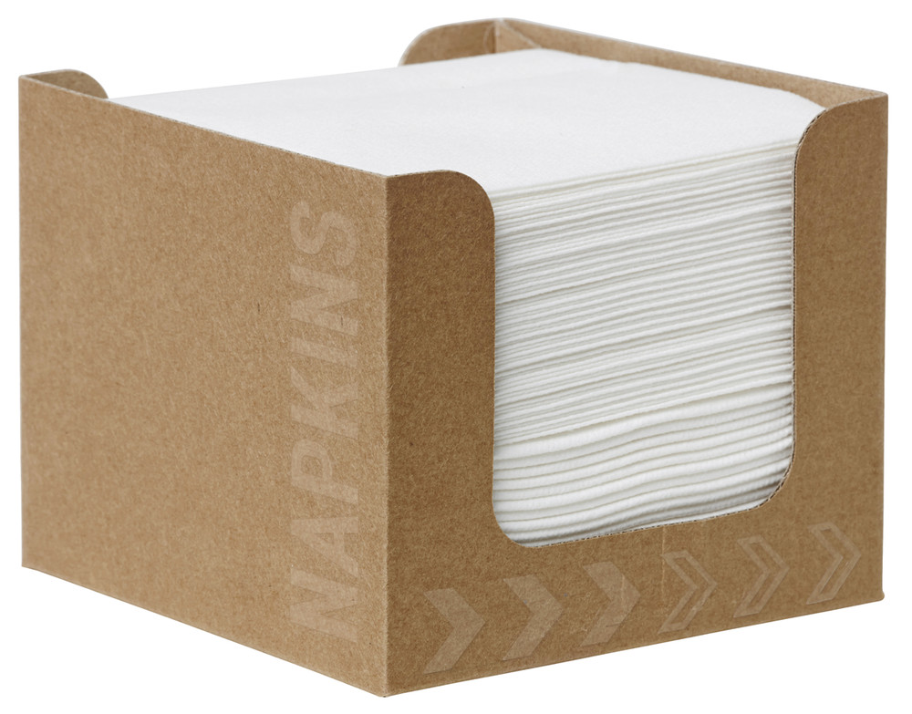 DUNI Serv.-Box D-Soft 20x20cm, weiß 50er 50 Stück