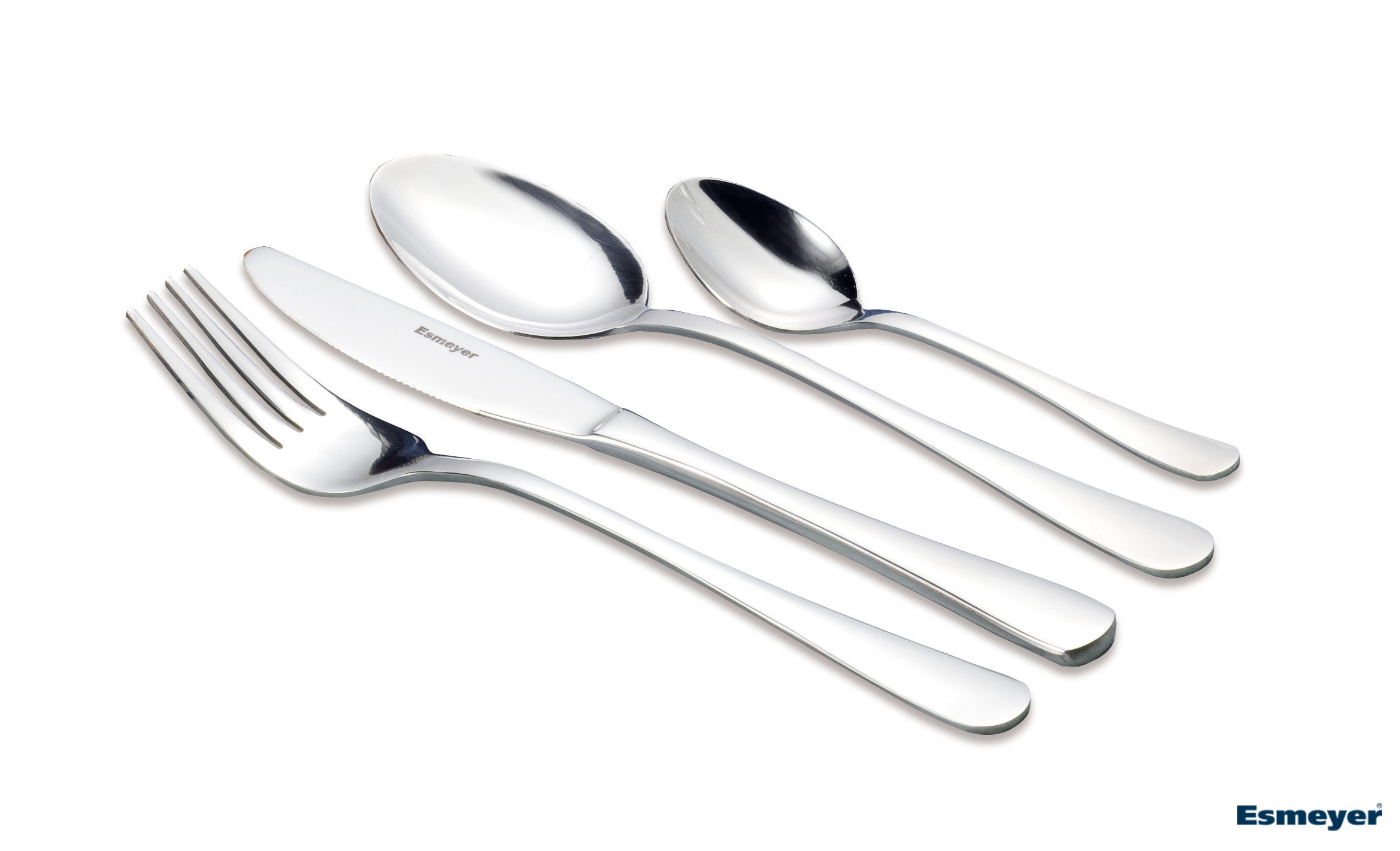 Besteckset SYLVIA, 145 tlg. aus Edelstahl 18/0. Bestehend aus: je 36 Menümessern, Menülöffeln, Menügabeln, Kaffeelöffeln und 1 Besteckbehälter.