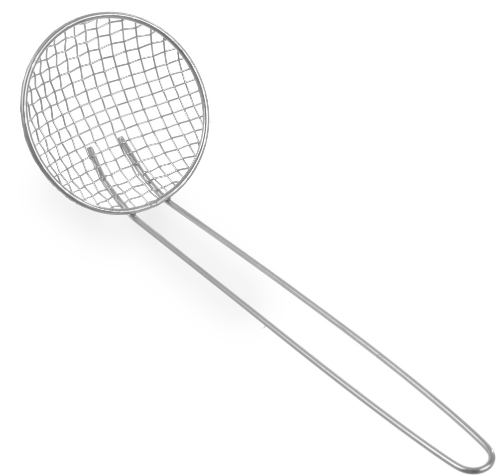 HENDI Frittierlöffel - Maße: Ø100x(L)330 mm