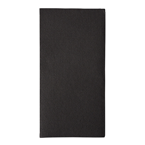 50 Servietten "ROYAL Collection" 1/8-Falz 40 cm x 40 cm schwarz von PAPSTAR