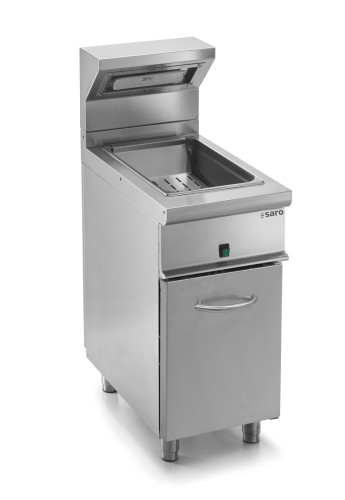 SARO Pommeswärmer mit Tür Modell E7/SPE40BC Made in Europe - Material: Edelstahl - höhenverstellbare Füße - mit Tür - Hervorragend