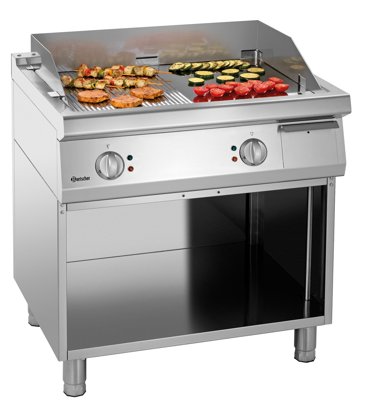 Bartscher Spritzschutz 780 | Material: Edelstahl| Maße: 77,7 x 55,5 x 12,5 cm. Gewicht: 3,2 kg