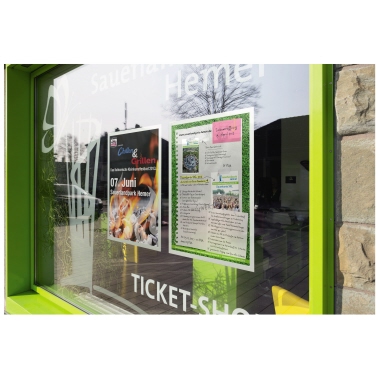 DURABLE Magnetrahmen DURAFRAME® POSTER SUN DIN A1 Folie silber