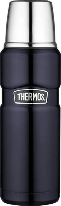 THERMOS Isolierflasche Stainless King, blue 0,47
