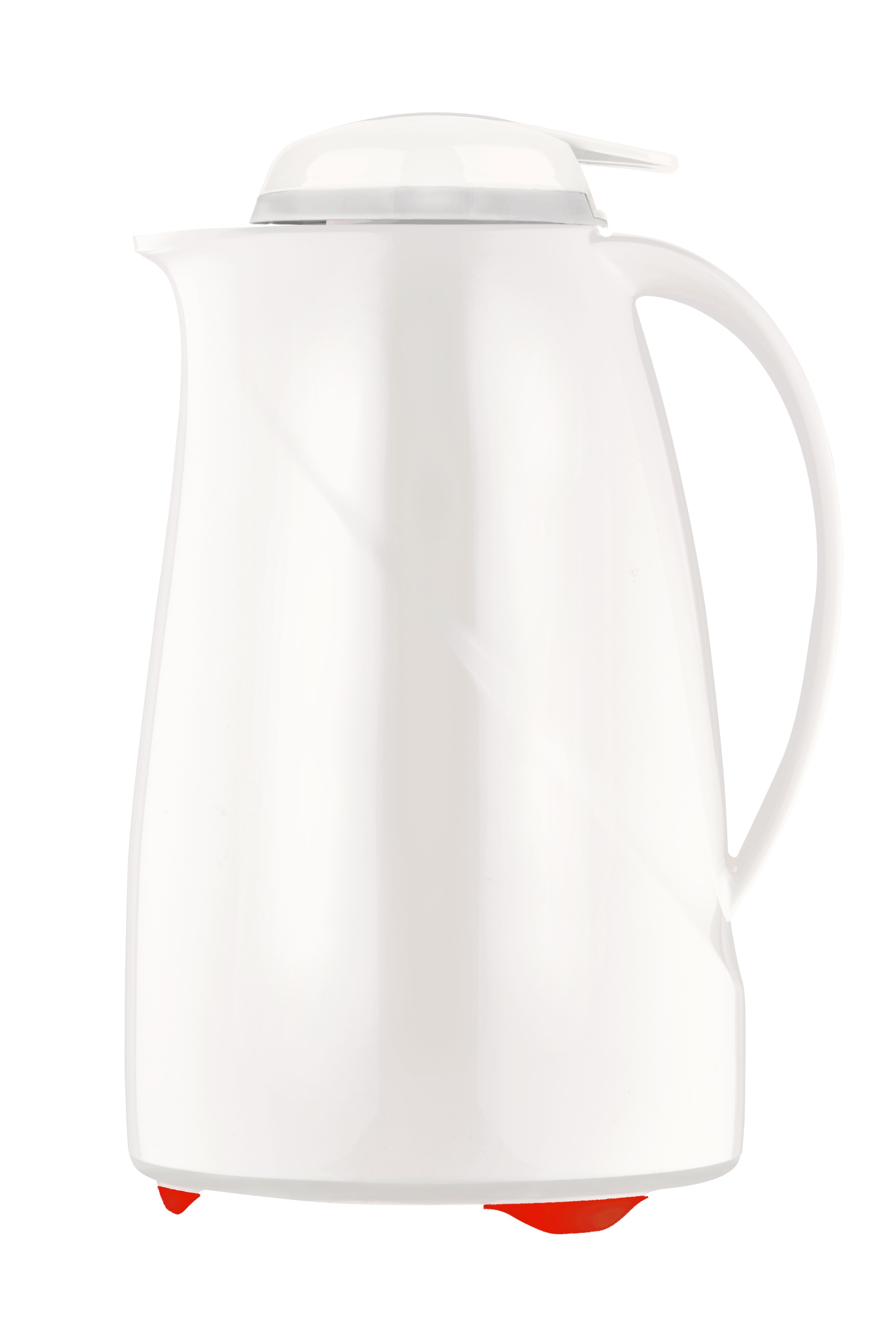 Helios Isolierkanne Wave Push 1,5 l weiß