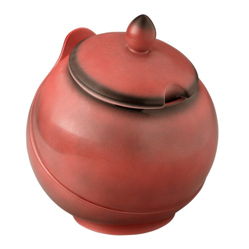 Seltmann Bowl komplett 5120 1,50 l, rund mit Relief, Form: Buffet-Gourmet, Dekor: 57126 ziegel4, hohe Kantenschlagfestigkeit, Made in