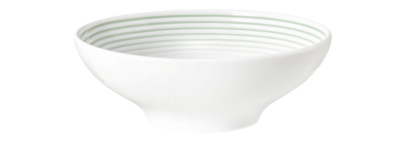 Seltmann Dessertschale 13 cm, Form: Blues, Dekor: 57720 Salbeigrün