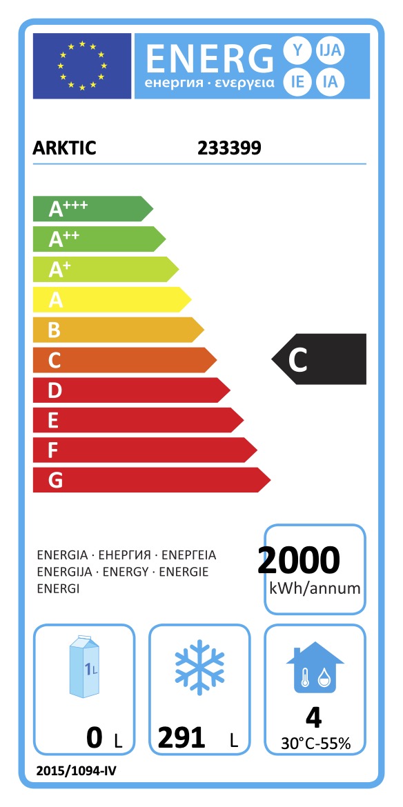 Kühltisch dreitürig, mit Umluftkühlung 1800x600x800/850 mm