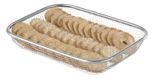 Servierkorb Chrom, 295x215x60 mm