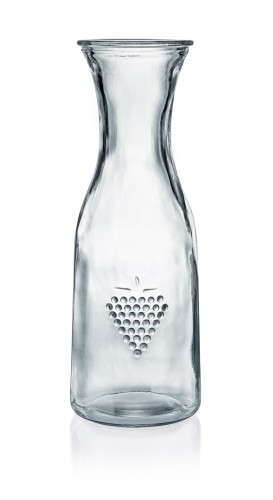 Karaffe. Glas. 8,4 / 9,6 cm.