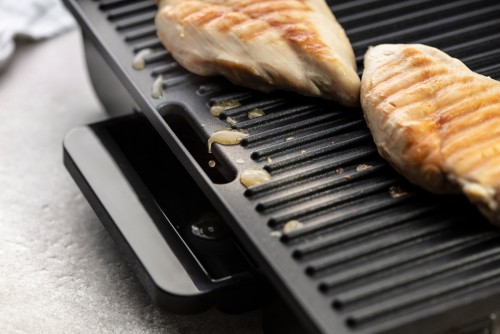 Tefal Kontaktgrill Inicio Adjust GC242D [Elektrogrill / Sandwichtoaster;fettarmes Grillen; Panini, Toasts, Steak; Gemüse,