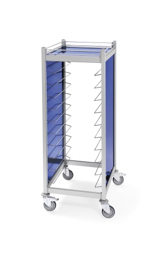 GN Tablettwagen. Aluminium. passend für 20 Tabletts 45,5 x 35,5 cm, Abmessungen 168 x