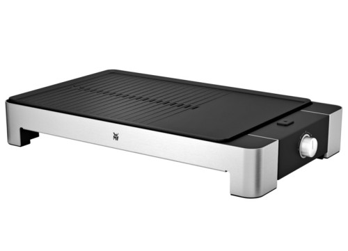 WMF Lono Tischgrill flach und gerippt, Farbe: Cromargan.