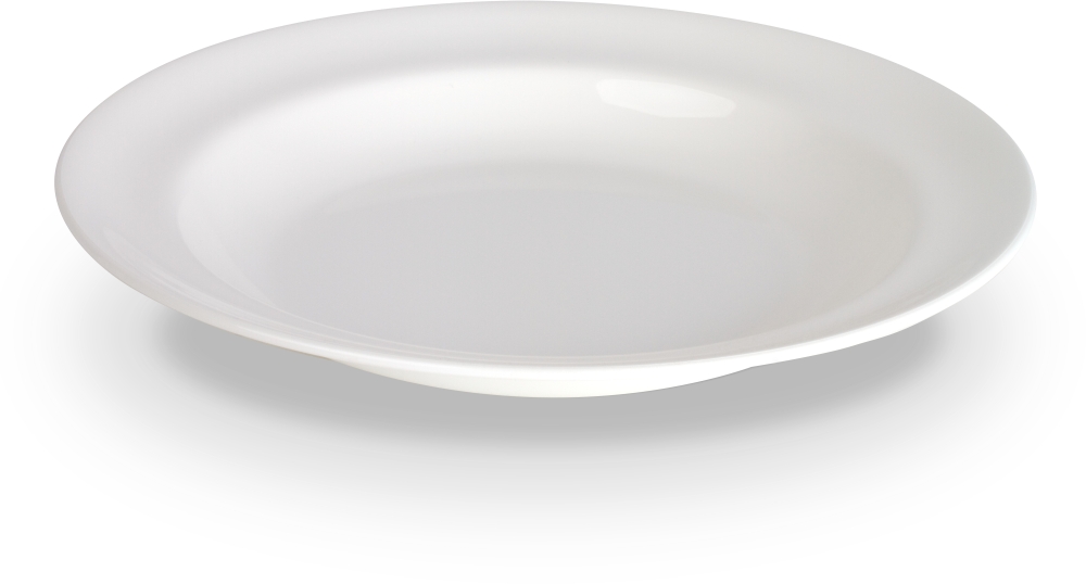 Kinderzeug Teller tief 24 cm, weiß