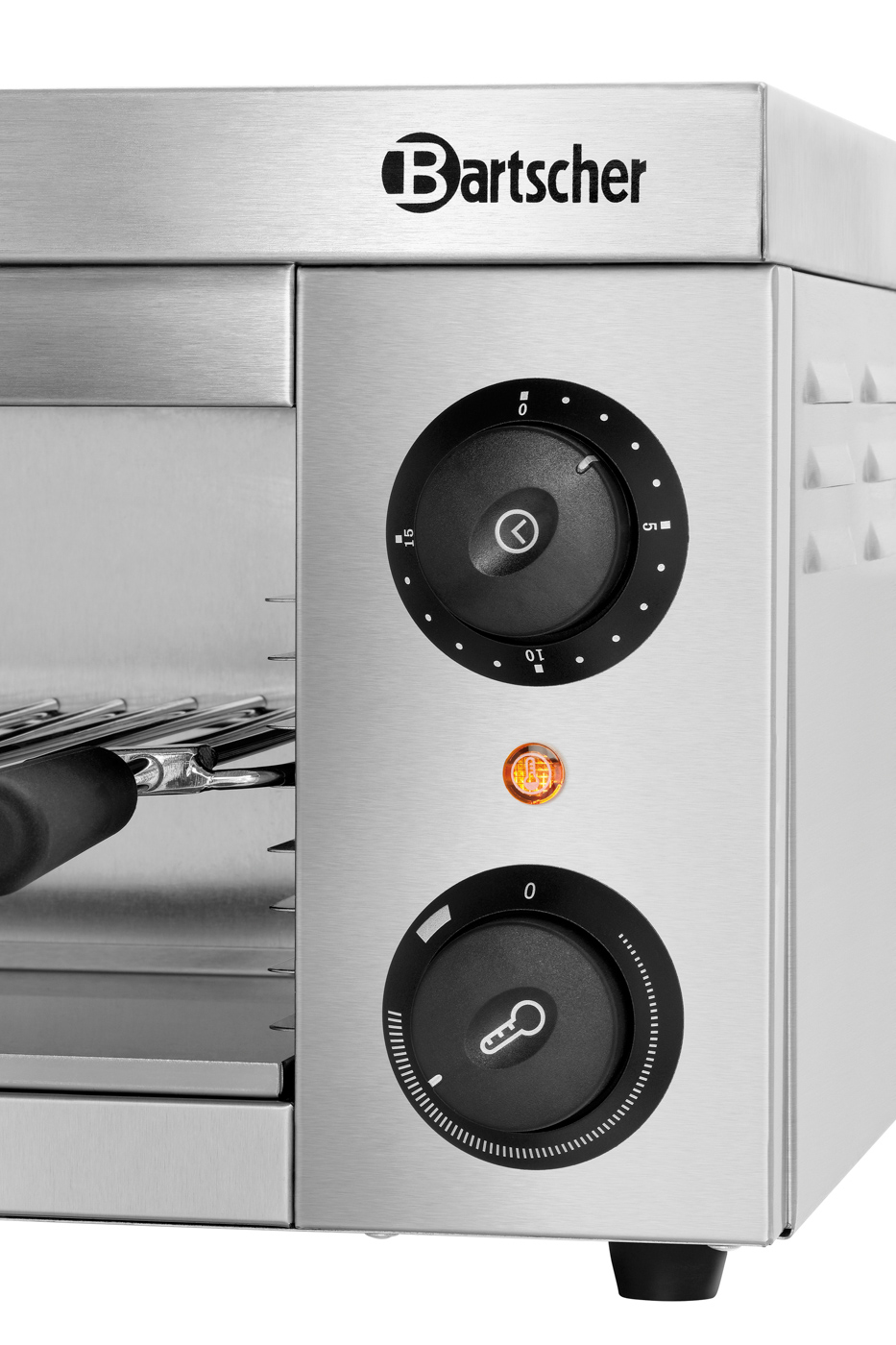 Bartscher Salamander 401-1Z-W |Fettauffangbehälter: Ja | Maße: 61 x 30,5 x 28,0cm. Gewicht: 14 kg