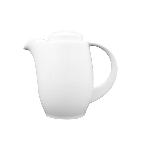Kaffeekanne 0,33 l - Form: Universo - weiss - aus, Porzellan. Hersteller: Eschenbach. "Made in, Germany".