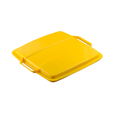 DURABLE Abfalleimer DURABIN 90 52 x 61 x 49 cm (B x H x T) 90l 1 Sortierfach Polypropylen grau