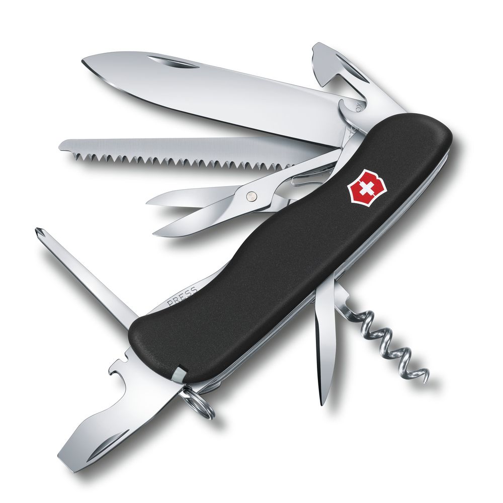 Victorinox Outrider, 111 mm, schwarz, in Blister