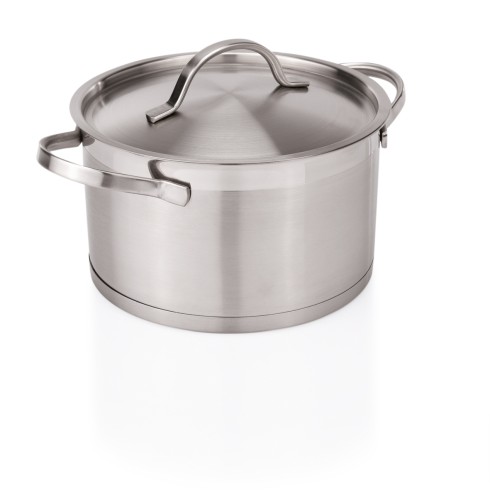 Bratentopf mit Deckel KOCHGESCHIRR SERIE 5400. Chromnickelstahl, › geeignet für alle