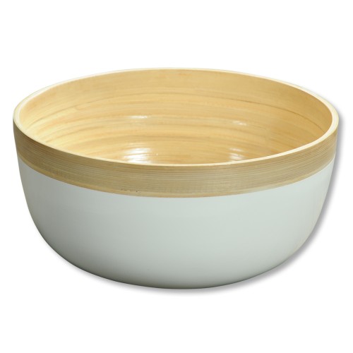 Kesper Bambusschale, d. 25 cm, weiß