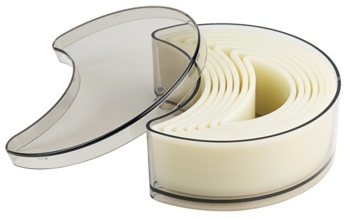 Mondausstechersatz aus hellem Nylon, temperaturbeständig bis 160C, 7 Teile in einer Aufbewahrungsdose Größe: 70 mm x 20 mm - 120 mm x