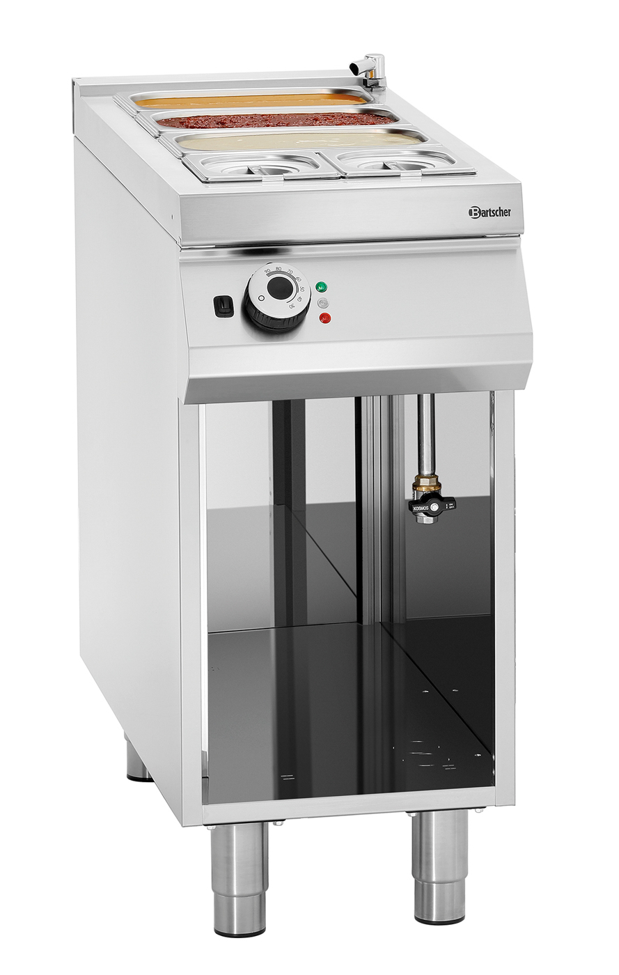 Bartscher Elektro-Wasserbad, OU | Frequenz: 50/60Hz | Maße: 40 x 90 x 90,0 cm. Gewicht: 36,4 kg