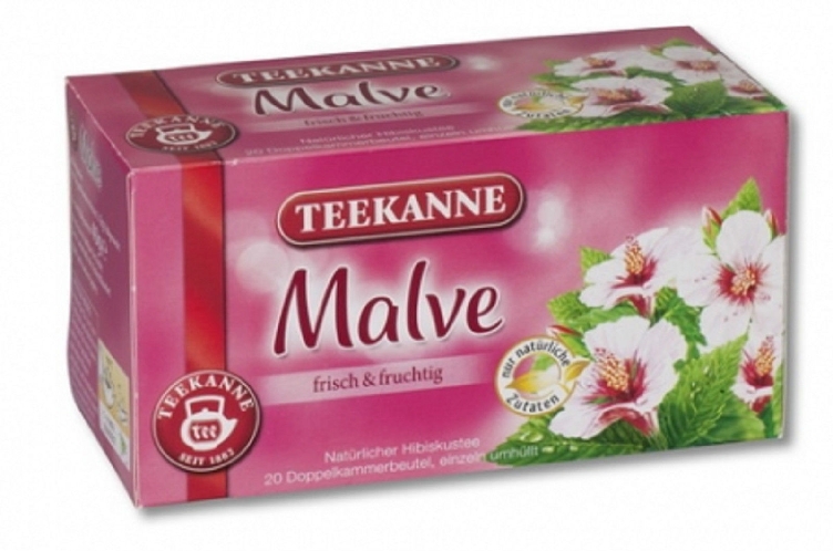 Teekanne MALVE Hibiskus Tassenportion mit Papierumhüllung Inhalt: 20 Beutel
