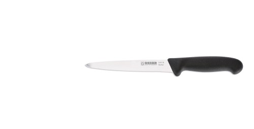 Gekrösemesser, Stahlknopf 18 cm, schwarz Giesser - Made in Germany