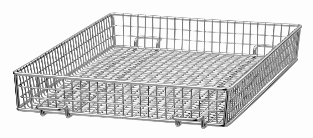 Bartscher Gläsersammelkorb AT1000 | Material: Edelstahl | Maße: 38,5 x 64,5 x 75 cm. Gewicht: 2,75 kg