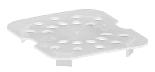 Lichtdurchlässige Abtropfplatte Polypropylen GN1/6 von Cambro