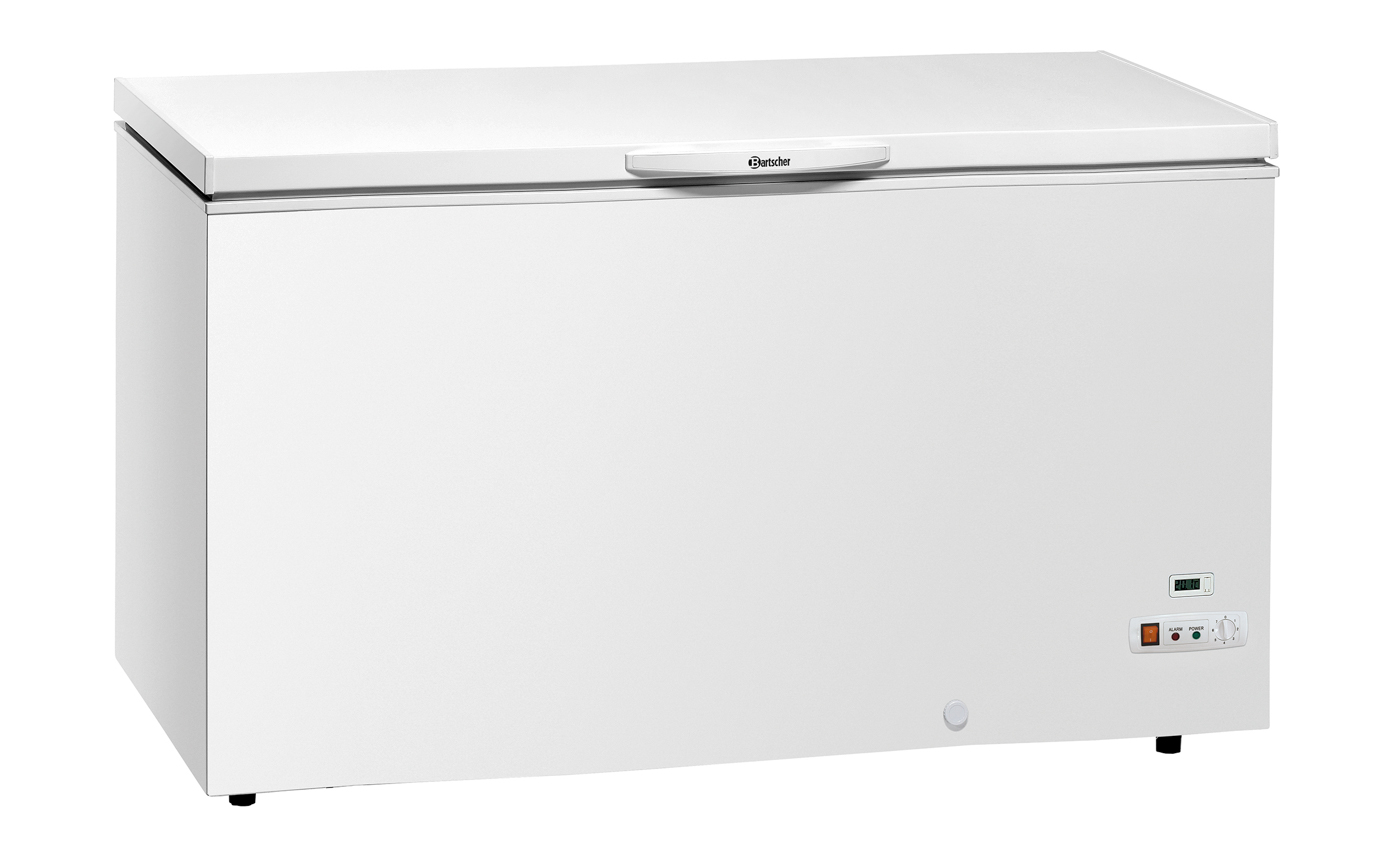 Bartscher Tiefkühltruhe 458LW | Füßehöhenverstellbar: Ja | Maße: 153,5 x 75 x 85,0 cm.Gewicht: 71,8 kg
