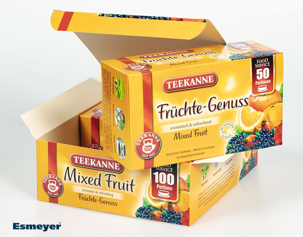 Teekanne Früchte Genuss - aromatisch  erfrischend Pemium Gastro - Glasportionen ohne Einzelumhüllung Inhalt: 100 Beutel