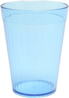 Roltex Becher mit 150 ml Füllvermögen in transparentem blau
