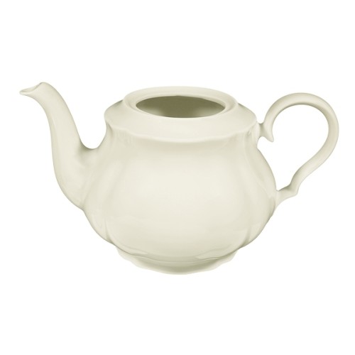 Seltmann Unterteil zur Teekanne 6 Personen, Form: Marieluise, Glasur: elfenbein, Dekor: 00003
