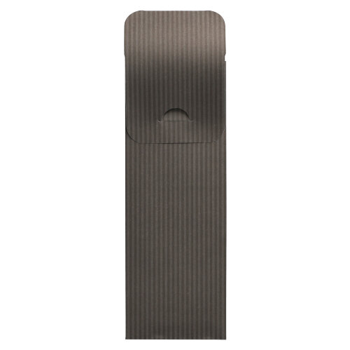 500 Bestecktaschen 23,5 cm x 7,3 cm anthrazit "Lines" inkl. weißer Serviette 40 x 40 cm 2-lag. von PAPSTAR