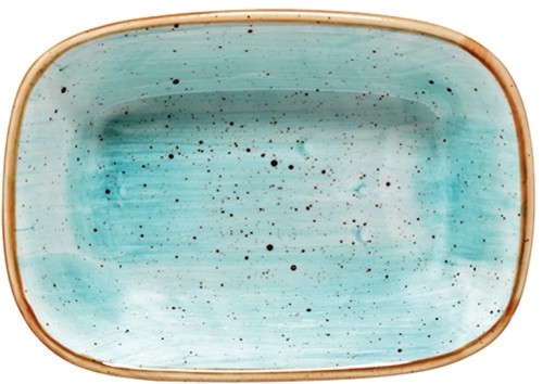 Aura Aqua Gourmet Rechteckplatte tief 17 x 11,5cm * - Bonna Premium Porcelain