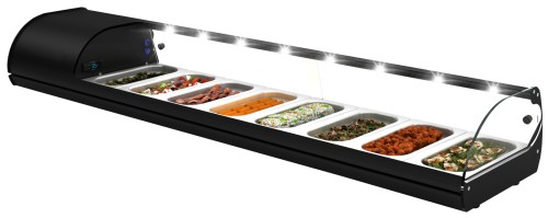 Neumärker Royal Cooling Tapas 8 Kompressor links, 8x GN 1/3 x 40 mm