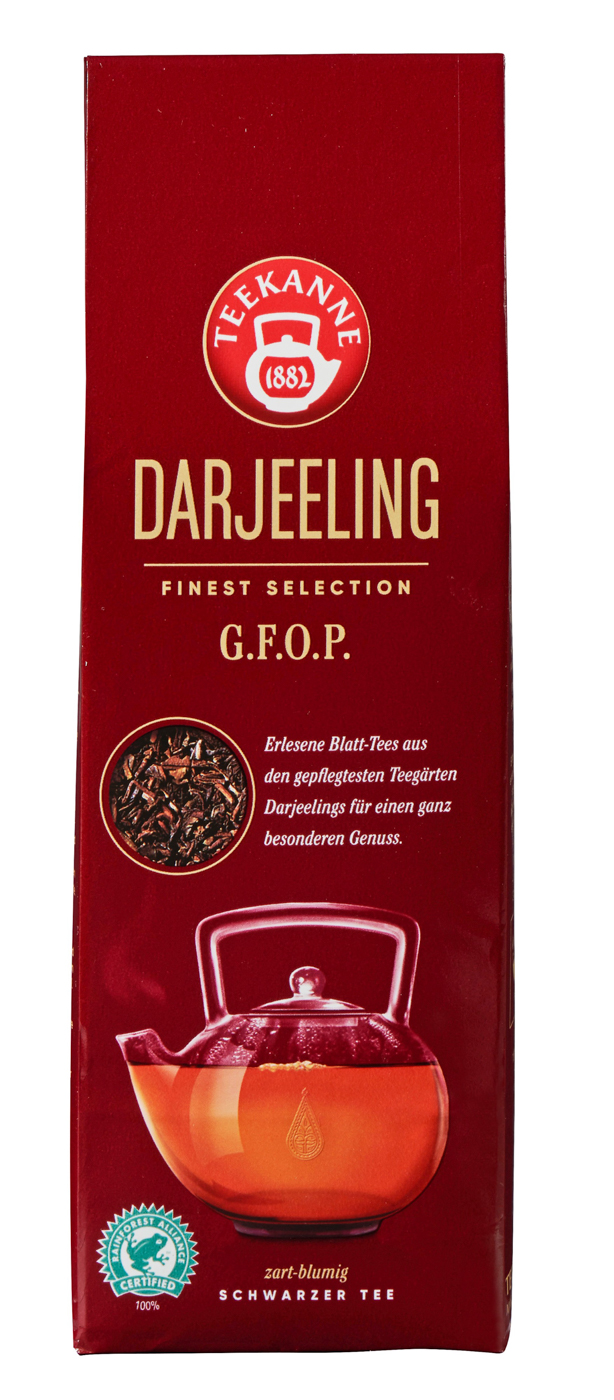 Teekanne Loser Tee DARJEELING - zart, blumig. Inhalt: 250 g