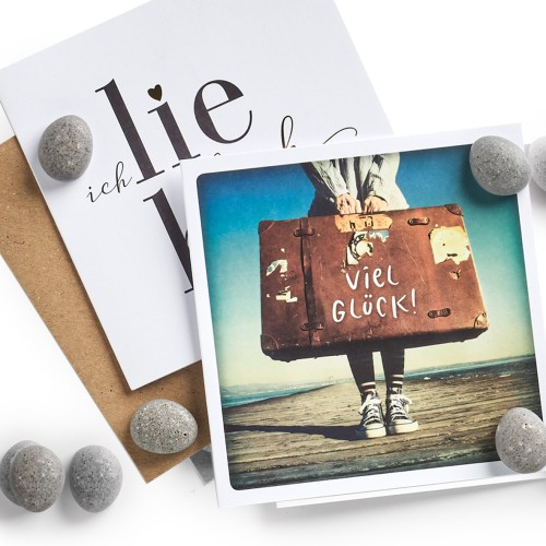 Magnet-Set "Stone", 6-tlg., Polyresin. Länge: 21 mm. Breite: 18 mm. Höhe: 10 mm