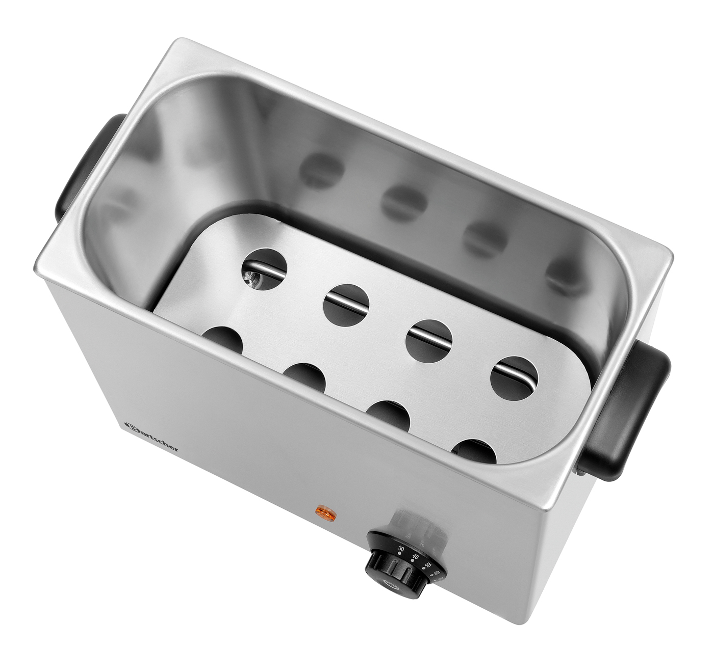 Bartscher Eierkocher EH6 | Höhe Becken: 200 mm |Maße: 36,5 x 22 x 29,0 cm. Gewicht: 4,3 kg