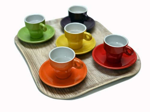 Versa Century Polyester Holzoptik Tablett 26,5 x 32,5 cm Eiche hell von Cambro