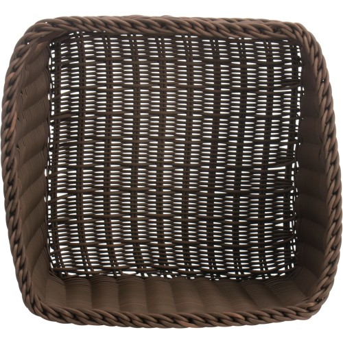 Westmark Präsentationskorb eckig, 40 x 40 x 16/27 cm, braun