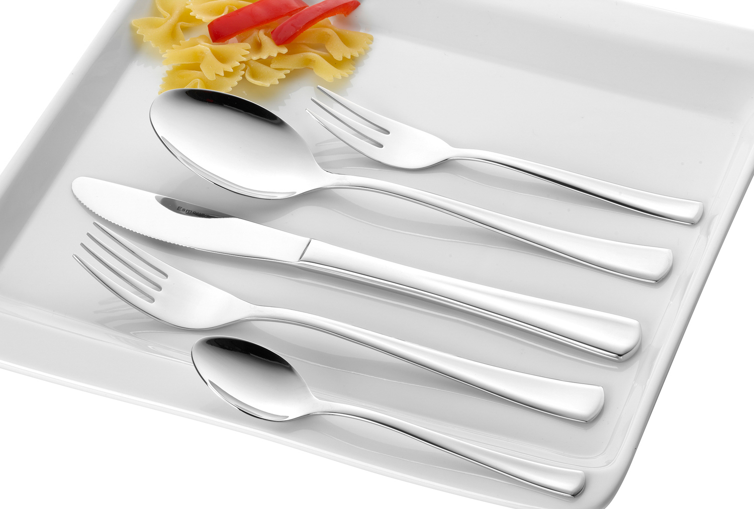 24-teiliges Besteckset STOCKHOLM aus Edelstahl 18/10, poliert. Messer aus Klingenstahl.