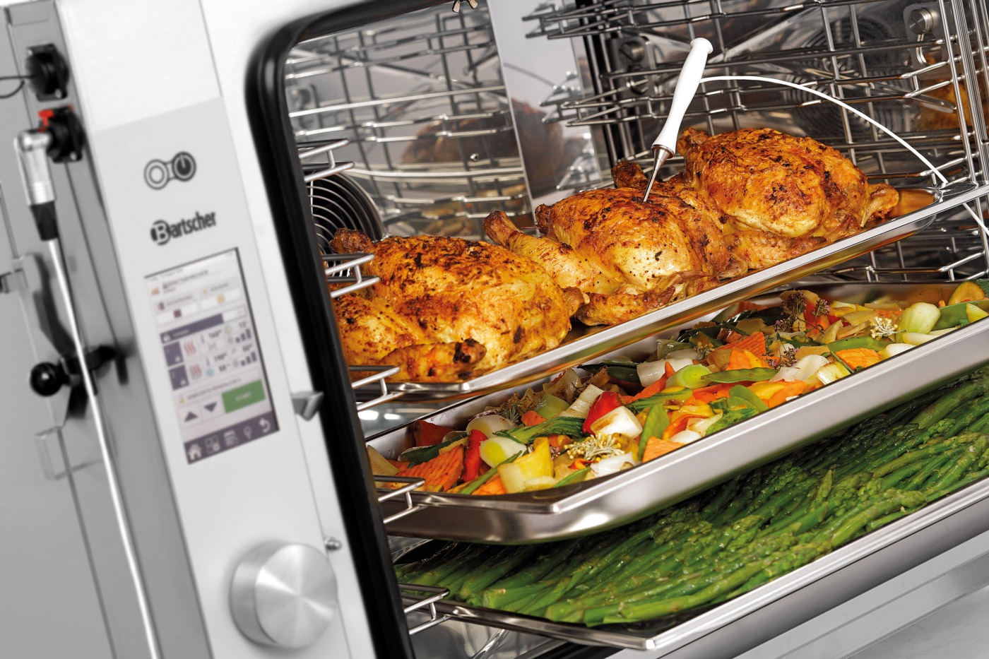 Bartscher Kerntemperaturfühler-Set | Länge Kabel:1,8 m | Maße: 18 x 26,5 x 2,5 cm. Gewicht: 0,57 kg