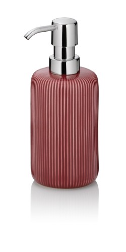 KELA Seifenspender Ava Keramik himbeerrot 17,5cm 7,5cmØ 350,0ml