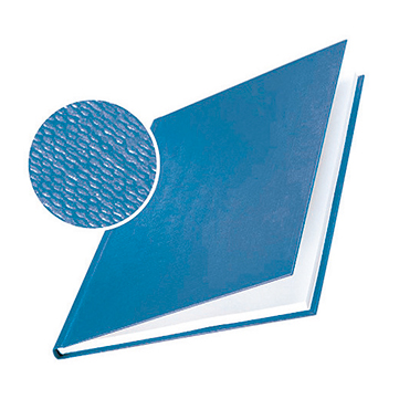 Leitz Buchbindemappe impressBIND Hard Cover 10,5mm DIN A4 Leinenstruktur Karton blau 10 St./Pack.