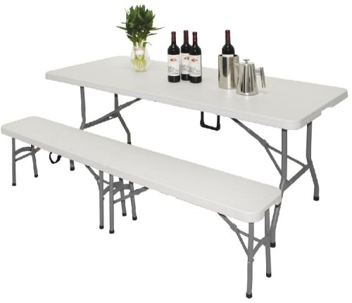 Bolero Büffettisch klappbar 183cm weiß