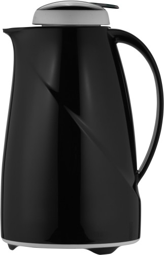 Helios Isolierkanne Wave Push 1,5 l schwarz